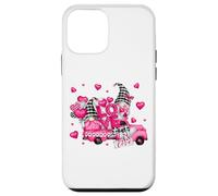 Carcasa para iPhone 12 Mini Pink Valentines GNOME Truck For Women Men Girls Cute Love