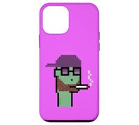 Carcasa para iPhone 12 Mini Pixel Art generativo de Degen Smokers Club #474 de NFT Ravencoin