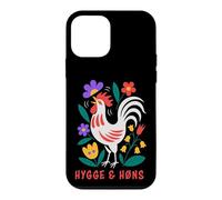 Carcasa para iPhone 12 Mini Pollos de Patio Trasero Hygge Arte Popular Gallo