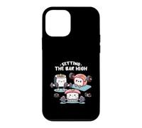 Carcasa para iPhone 12 Mini Poniendo la Barra Alta: Divertidas Pesas de Levantamiento de Sushi para Entrenamiento