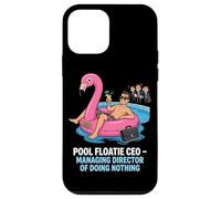 Carcasa para iPhone 12 Mini Pool Floatie CEO Director Gerente De No Hacer Nada