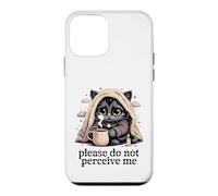 Carcasa para iPhone 12 Mini por Favor, no me percibes Gato introvertido