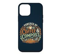 Carcasa para iPhone 12 Mini Powered by Coffee & Compost Funny Gardener