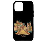Carcasa para iPhone 12 Mini Praga República Checa Viaje Souvenir City Monumento Regalo