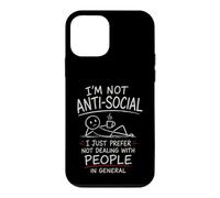 Carcasa para iPhone 12 Mini Prefiero no Tratar con Gente Divertido Anti-Social