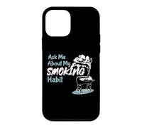 Carcasa para iPhone 12 Mini Pregúntame sobre mi hábito de Fumar BBQ Grill Funny Meat Lovers
