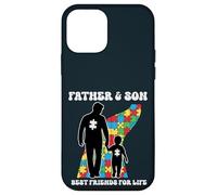 Carcasa para iPhone 12 Mini Proud Autism Dad & Son - Best Friends For Life Padre Hijo