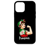 Carcasa para iPhone 12 Mini Proud Strong Iranian Girl Woman Girlfriend Iran Flag