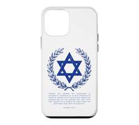 Carcasa para iPhone 12 Mini Psalms 122:6-9 Star of David Israel Bible Verse Greek