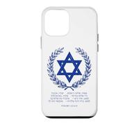 Carcasa para iPhone 12 Mini Psalms 122:6-9 Star of David Israel Bible Verse Hebrew