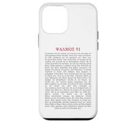 Carcasa para iPhone 12 Mini Psalms 91 Bible Verse Protection Safety Blessing Greek