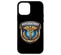 Carcasa para iPhone 12 Mini Psiquiatra Psiquiatría Médico Médico Caduceo Insignia MD