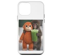 Carcasa para iPhone 12 Mini Punch The Monkey Meme X Ape Cute Punch Monkey Baby Meme