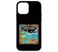 Carcasa para iPhone 12 Mini Punta Cana Dominican Travel Souvenir Landmark Regalo turístico