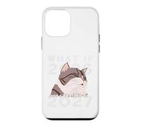 Carcasa para iPhone 12 Mini ¿Qué pasaría si 2026 Fuera Solo un Trailer para 2027? Meme de Gato Divertido