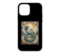 Carcasa para iPhone 12 Mini Quetzalcóatl Dios Azteca Mitología Myan Inca Christian Floral