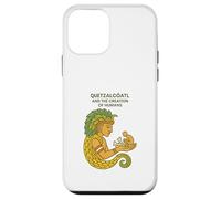 Carcasa para iPhone 12 Mini Quetzalcóatl y la creación de los Seres Humanos Mitología Azteca