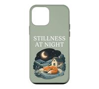 Carcasa para iPhone 12 Mini Quietud En La Noche Durmiendo Fox Acogedor Luna Calma Cottagecore
