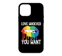 Carcasa para iPhone 12 Mini Rainbow Love Lips Adulto Orgullo Fiesta Lesbianas Queer CSD LGBT