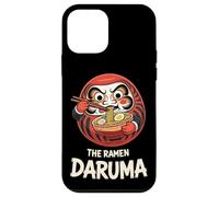 Carcasa para iPhone 12 Mini Ramen Daruma Kawaii Noodles Recuerdo Japonés Otaku Japón