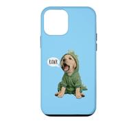 Carcasa para iPhone 12 Mini Rawr Labrador Cachorro en Disfraz de Dinosaurio
