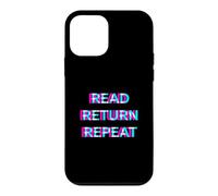 Carcasa para iPhone 12 Mini Read Return Repeat Bookworm Reading Teacher Librarian Book