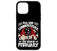 Carcasa para iPhone 12 Mini Real Wine Connoisseur Birthday Gnomes Are Born In February