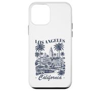 Carcasa para iPhone 12 Mini Recuerdo de Viaje Minimalista del Horizonte de California de Los Ángeles