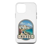 Carcasa para iPhone 12 Mini Recuerdo de Viaje Naxos Grecia Templo Apolo Design