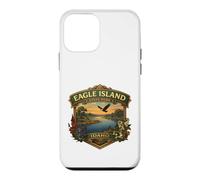 Carcasa para iPhone 12 Mini Recuerdo gráfico de Eagle Island State Park Idaho