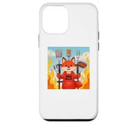 Carcasa para iPhone 12 Mini Red Fox Cooking Grill BBQ Funny Gift Red Fox