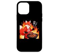 Carcasa para iPhone 12 Mini Red Fox Cooking Grill BBQ Funny Gift Red Fox