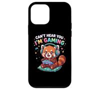 Carcasa para iPhone 12 Mini Red Panda Gaming Can't Hear You I'm Gaming Red Panda