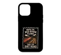Carcasa para iPhone 12 Mini Red River Flows Take The Dirt Road Humor Adulto