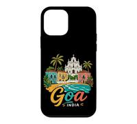 Carcasa para iPhone 12 Mini Regalo de Recuerdo de Viaje de Goa India Dibujado a Mano