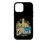 Carcasa para iPhone 12 Mini Regalo de Recuerdo de Viaje de Larnaca Chipre Dibujado a Mano