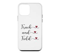 Carcasa para iPhone 12 Mini Regalo tipográfico manuscrito con corazón de Pista y Campo