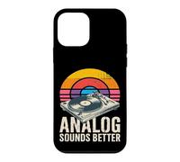 Carcasa para iPhone 12 Mini Reproductor de Discos de Vinilo analógico Suena Mejor