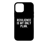 Carcasa para iPhone 12 Mini Resiliencia es mi único Plan Cita Motivacional inspiradora