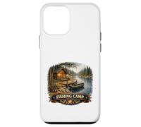 Carcasa para iPhone 12 Mini Retiro de Pescador en cabaña Junto al Lago