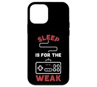 Carcasa para iPhone 12 Mini Retro Gaming - Sleep is For The Weak Gamepad para Gamer Funny