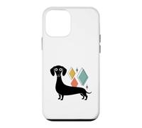 Carcasa para iPhone 12 Mini Retro Mid-Century Modern Dog 50's 60's Style Funny Dog Cute