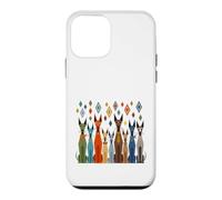 Carcasa para iPhone 12 Mini Retro Mid-Century Modern Dog 50's 60's Style Funny Dog Cute