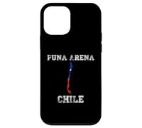 Carcasa para iPhone 12 Mini Retro Punta Arena Chile Bandera de Chile Envejecido