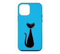 Carcasa para iPhone 12 Mini Retro Vintage Mod Atomic Black Cat Eye Gafas Rockabilly