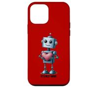 Carcasa para iPhone 12 Mini Robot with a Big Heart, Graphic