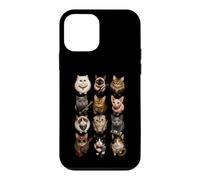 Carcasa para iPhone 12 Mini Rock Star Cats Punk Band Kittens Rock'n Roll Regalos Divertidos