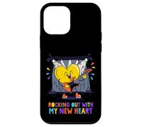 Carcasa para iPhone 12 Mini Rocking out with My New Heart Design - Lindo corazón de Guitarra
