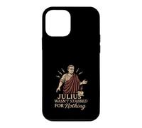 Carcasa para iPhone 12 Mini Romana Historia SPQR Julio César Latino Meme Idea de Regalo