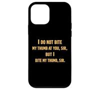 Carcasa para iPhone 12 Mini Romeo Juliet Bite Thumb Shakespeare Cita Drama Tragedia